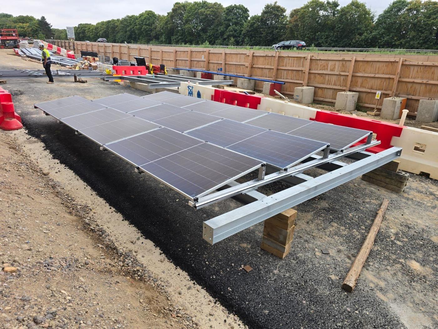 Panels fitted on a new frame