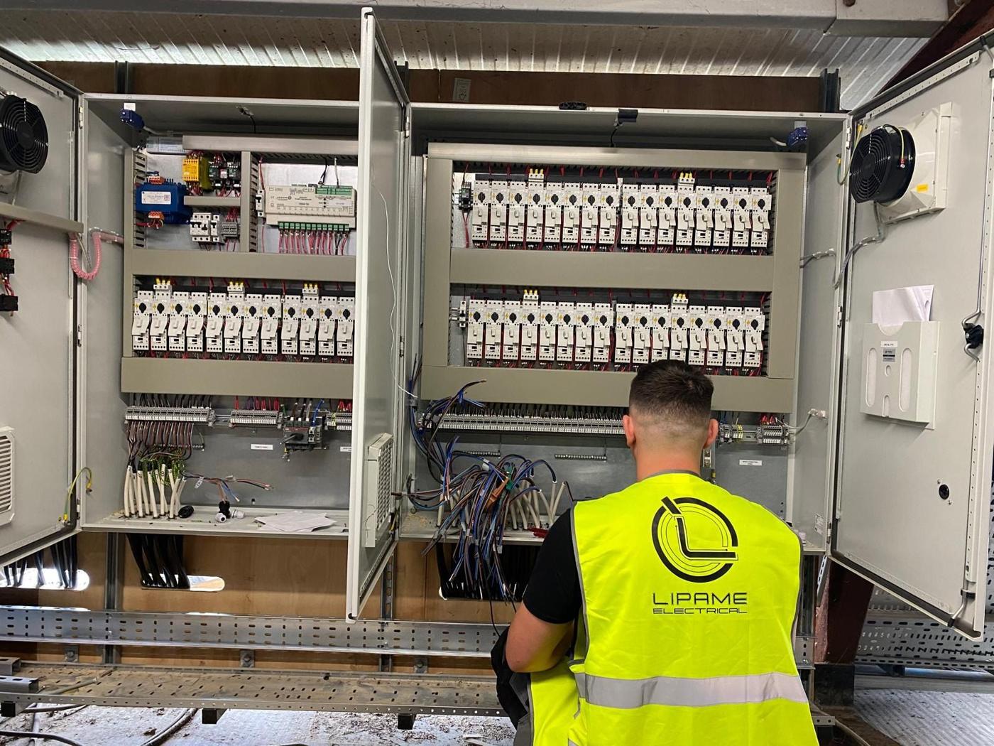 Lipame engineer at a control panel