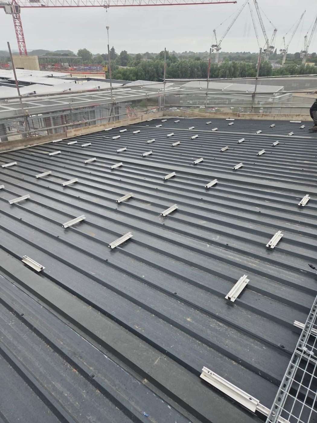 Roof rails after panel removal
